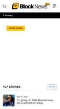 BlockNews (screenshot mobile)