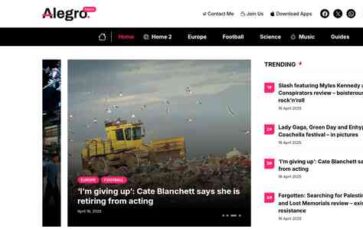 GP Alegro (screenshot desktop)