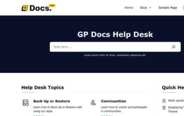 GP Docs (screenshot desktop)