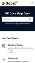 GP Docs (screenshot mobile)