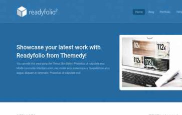Readyfolio (screenshot desktop)