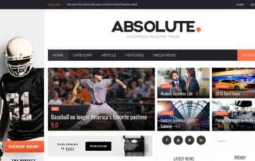 Absolute (CactusThemes) (screenshot desktop)