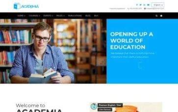 Academia (ThemeXpert) (screenshot desktop)