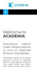 Academia (ThemeXpert) (screenshot mobile)