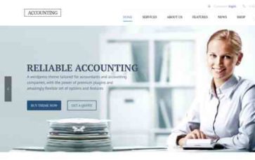 Accounting (AnpsThemes) (screenshot desktop)
