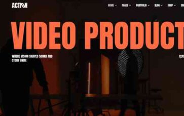 Action (ThemeREX) - (screenshot desktop)