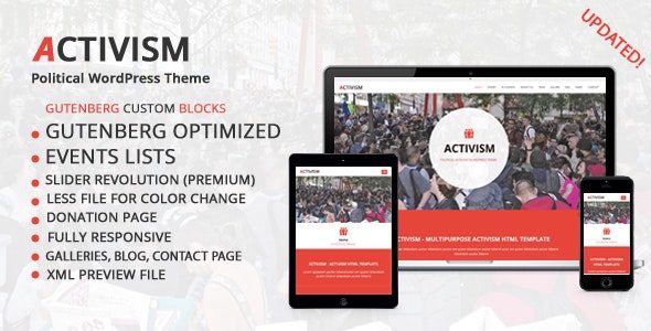 Activism (ThemeForest)
