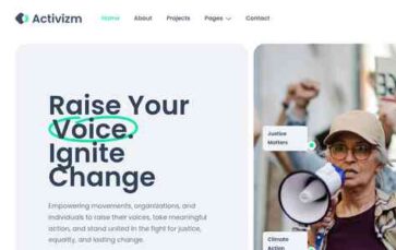 Activizm (screenshot desktop)
