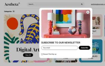 Aestheta (screenshot desktop)