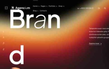 Agencium (screenshot desktop)