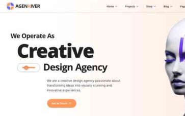 AgenRiver (screenshot desktop)