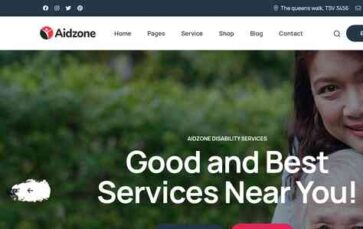 Aidzone (screenshot desktop)