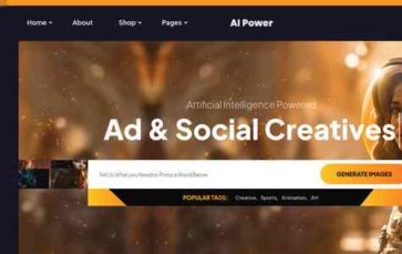AiPower (ThemeXriver) - (screenshot desktop)