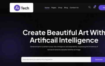 Aitech (Peacefulthemes) - (screenshot desktop)