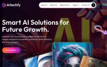 Aitechfy (screenshot desktop)
