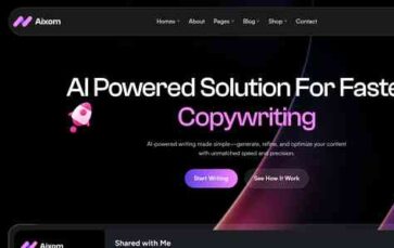 Aixom (screenshot desktop)