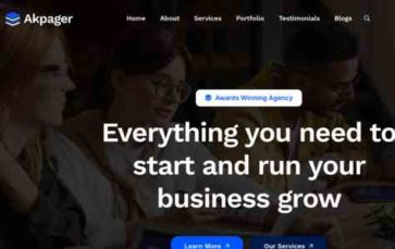 Akpager (screenshot desktop)