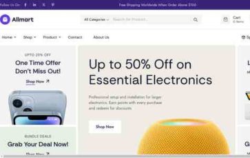 Allmart (screenshot desktop)