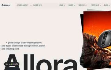 Allora (Case Themes) - (screenshot desktop)