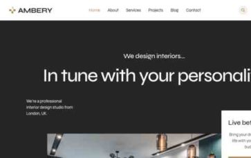 Ambery (screenshot desktop)