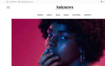 Anienews (screenshot desktop)