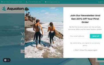 Aqualon (screenshot desktop)