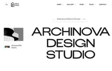 Archinova (screenshot desktop)