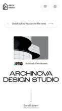 Archinova (screenshot mobile)