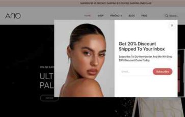 Ario (wpbingo) - (screenshot desktop)