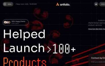 Artfolio (screenshot desktop)