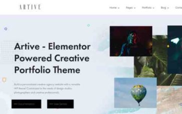 Artive (screenshot desktop)