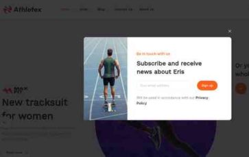 Athletex (screenshot desktop)