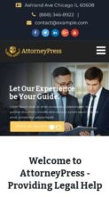 AttorneyPress (screenshot mobile)