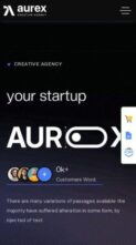 Aurex (screenshot mobile)