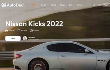 Screenshot Desktop AutoDeal (Corp Themes) (screenshot desktop)
