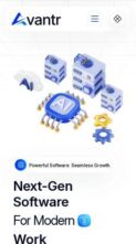 Avantr (screenshot mobile)