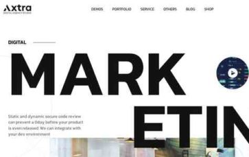 Axtra (screenshot desktop)