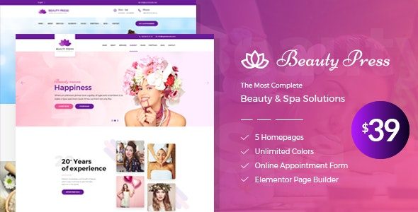 BeautyPress (ThemeForest)