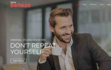 Belleza (MultiPurpose Themes) (screenshot desktop)