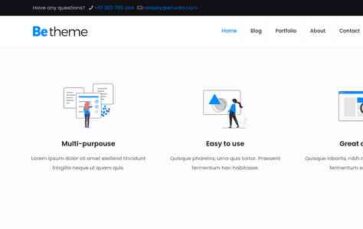 Betheme (screenshot desktop)
