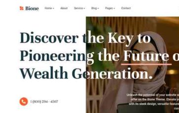 Bione (screenshot desktop)