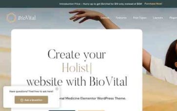 BioVital (screenshot desktop)