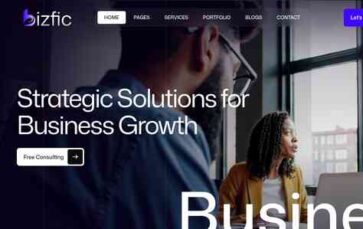 Bizfic (screenshot desktop)