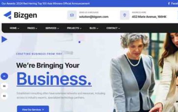 Bizgen (screenshot desktop)