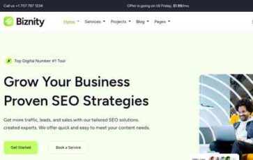 Biznity (screenshot desktop)