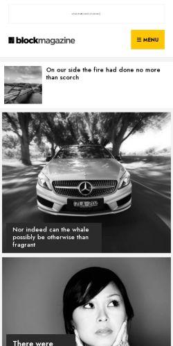 BlockMagazine (screenshot mobile)