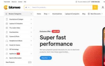 Blonwe (screenshot desktop)