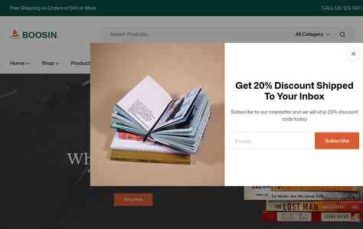 Boosin (screenshot desktop)