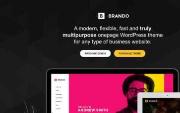 Brando (ThemeZaa) - (screenshot desktop)