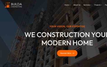Builda (Themeholy) - (screenshot desktop)